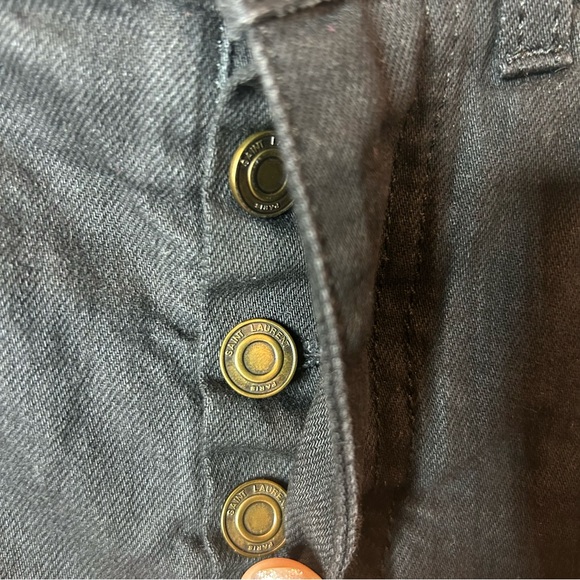 Saint Laurent Straight Jeans in Carbon Denim size 30 - Picture 5 of 10